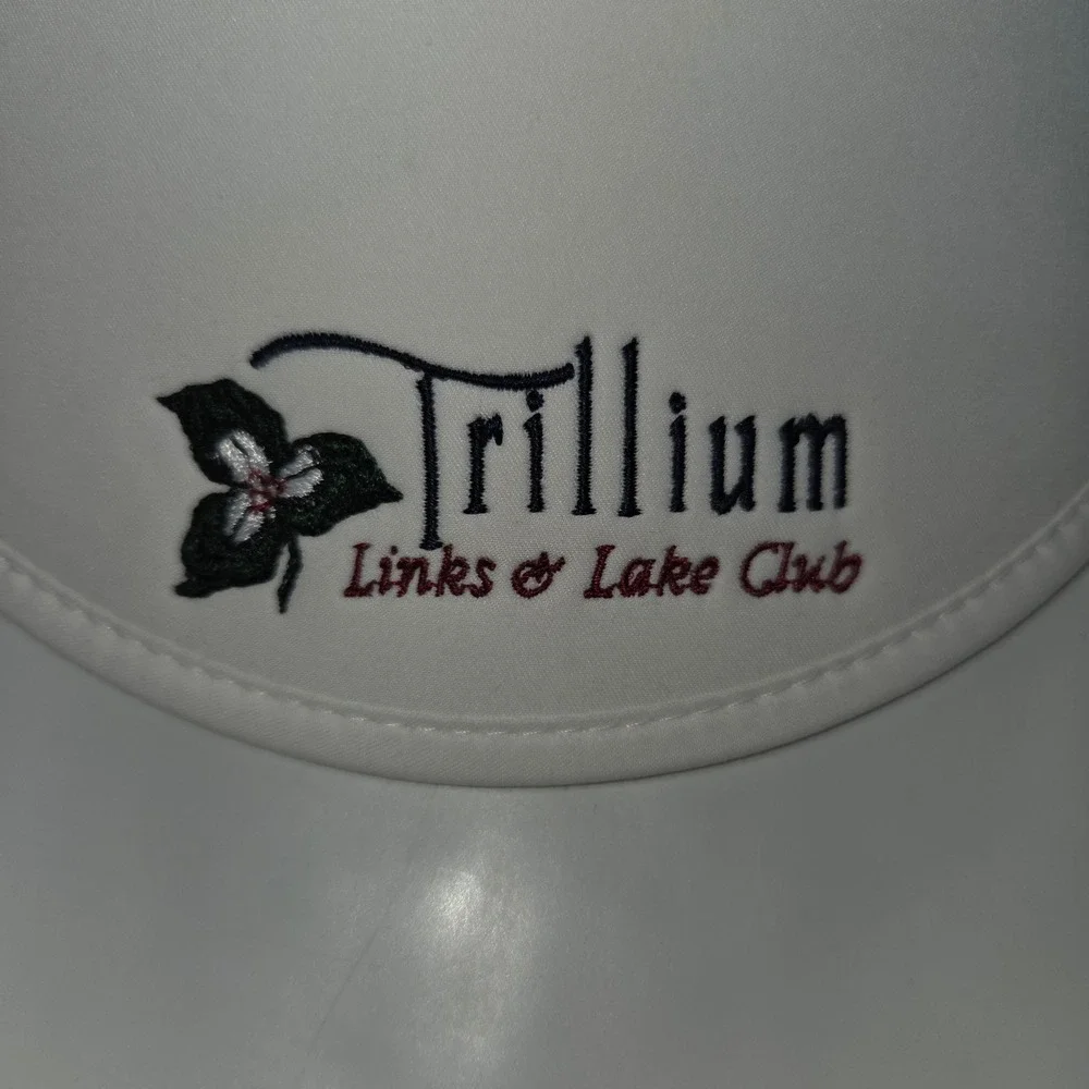 Ahead Lites Visor‎ Womens OS White Trillium Links & Lake Club No Headache Golf